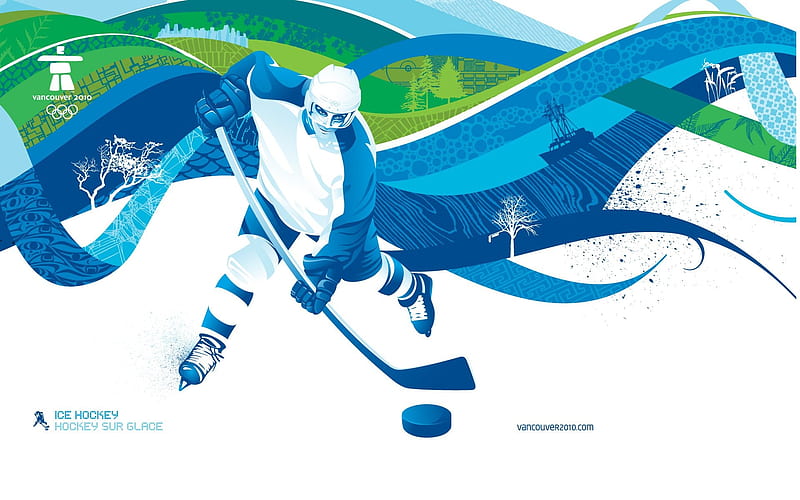 Ice hockey - Vancouver 2010 Winter Olympics, HD wallpaper