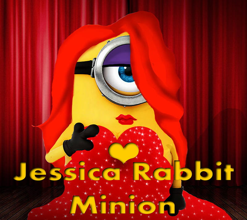 Jessica Rabbit, minion, HD wallpaper