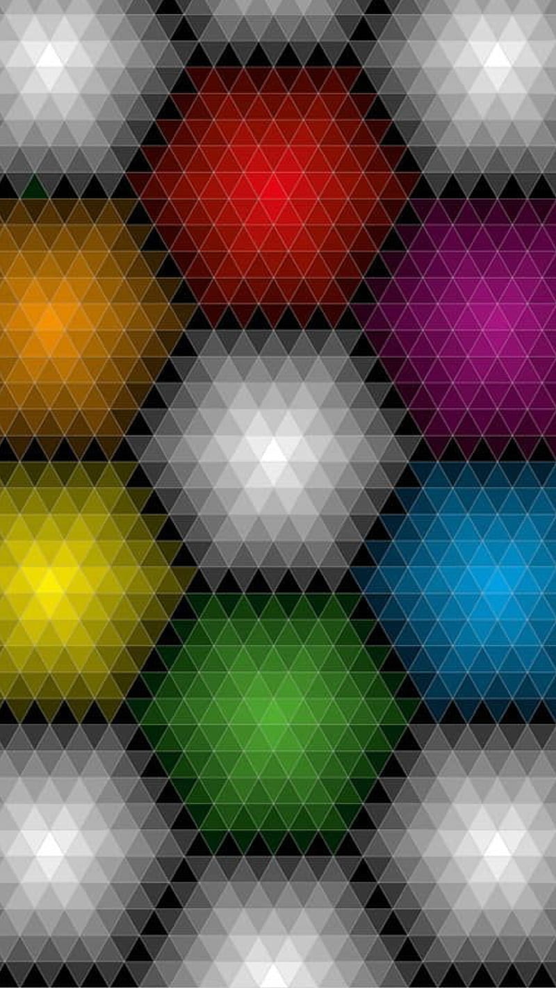 Blur, abstract, blue, green, purple, red, texture, white, yellow, HD phone wallpaper