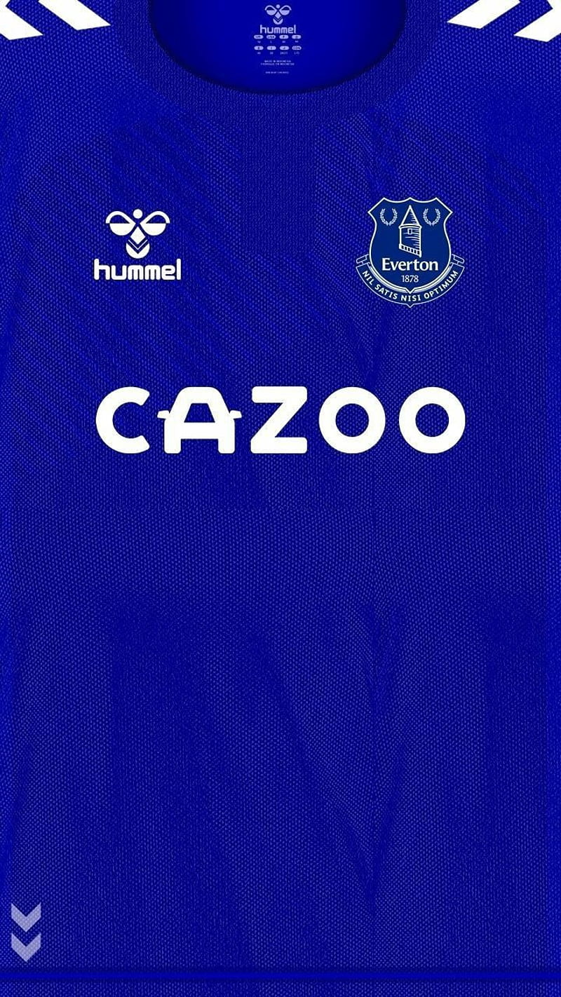 Everton home 2021, hummel, HD phone wallpaper