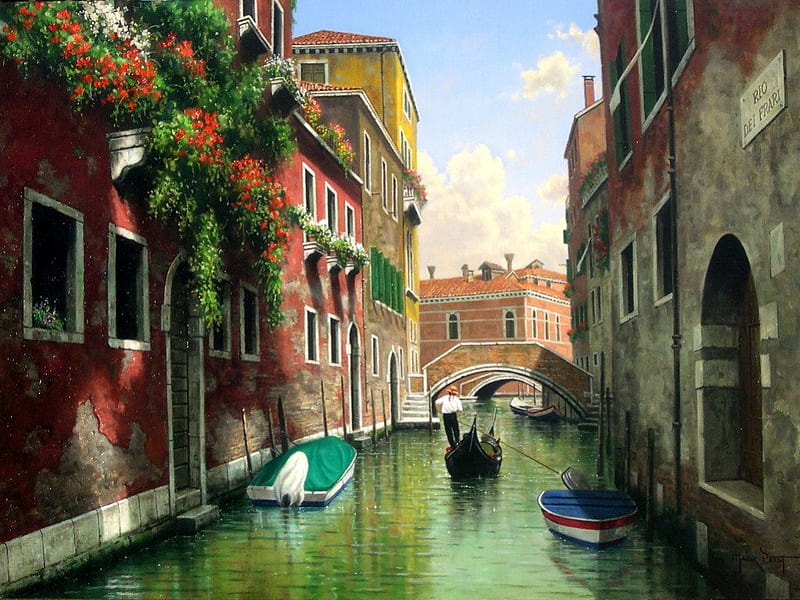 venice, place, holyday, mark pittet, canal, HD wallpaper
