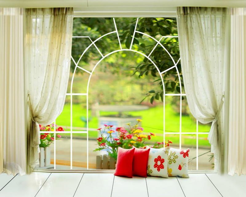 Home Style, curtain, window, Home, style, HD wallpaper | Peakpx