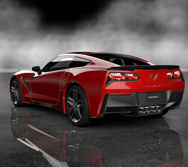 Corvette Stingray, auto, car, chevrolet, chevy, sting ray, vette, HD wallpaper