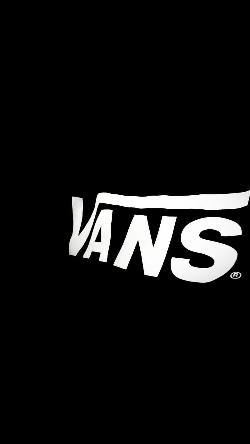 Vans Tee, black, logo, HD phone wallpaper