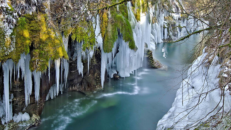 Frozen Winter Haute Savoie 2022 Bing, HD wallpaper