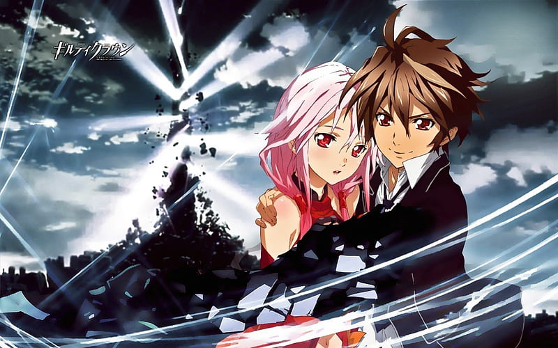 The King S Destiny Pink Eyes Guilty Crown Brown Hair Anime Boy Lost Christmas Hd Wallpaper Peakpx