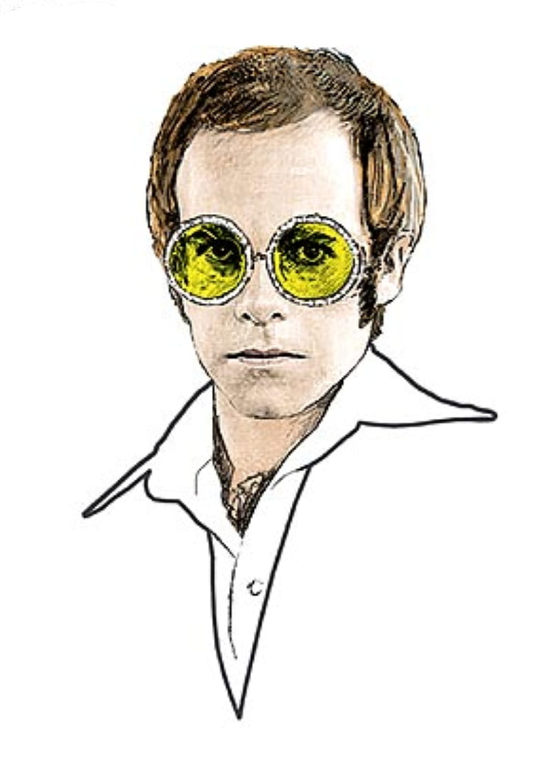 Elton John, rocket man, HD phone wallpaper