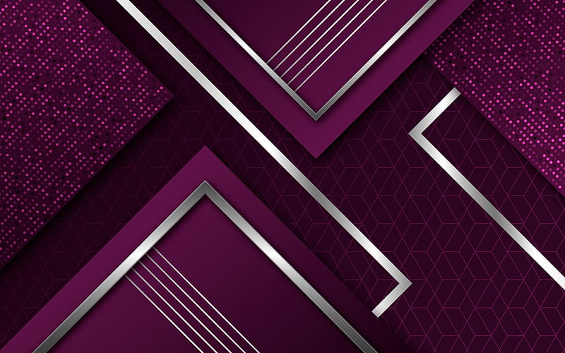 material design, purple geometric shapes, abstract art, geometry, lines, creative, geometric shapes, lollipop, triangles, strips, purple backgrounds, HD wallpaper