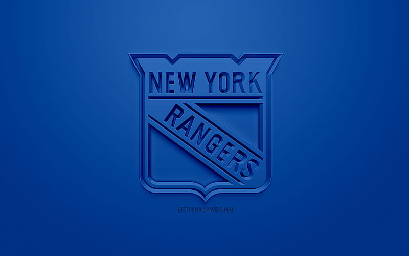 Download wallpapers New York Rangers logo, American hockey club