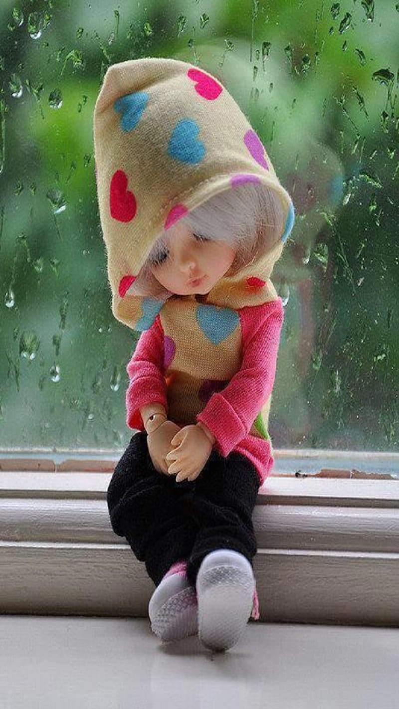 Little sadness, doll, HD phone wallpaper