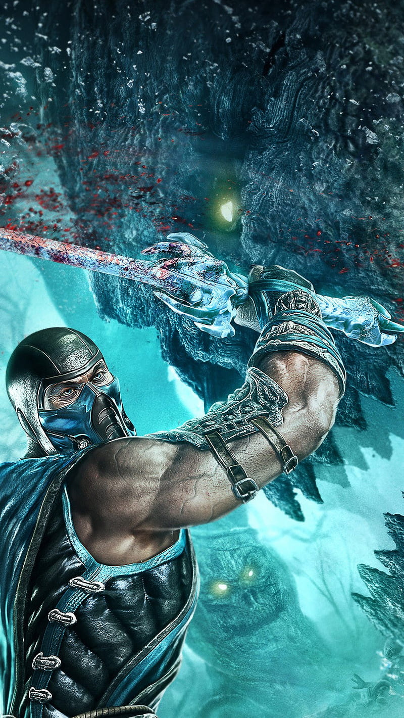 kombat, mavi, mortal, HD phone wallpaper