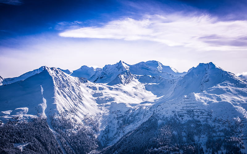Gastein Valley, mountains, Gasteinertal, Salzburg, Alps, Austria, Europe, HD wallpaper