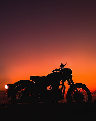 1920x1080px, 1080P free download | Royal Enfield, golden hour ...