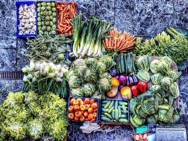 Food, Vegetables, Vegetable, Market, HD wallpaper