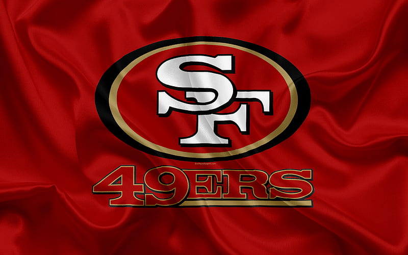 San Francisco 49ers, American football, logo, emblem, NFL, National Football League, San Francisco, California, USA, National Football Conference, HD wallpaper