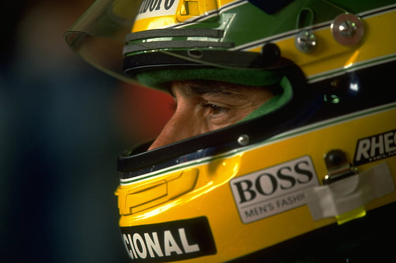 Senna, ayrton, ayrton senna, helmet, HD wallpaper