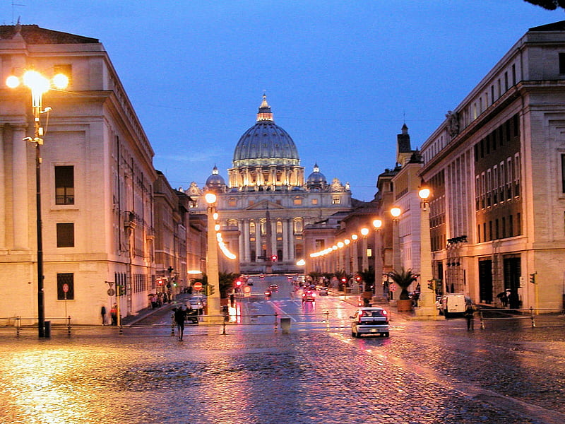St Peter-Basilica, building, 02, 11, 2011, HD wallpaper