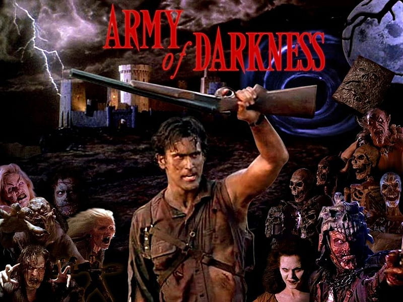 Army Of Darkness, Horror, Darkness, Horror Movie, HD wallpaper