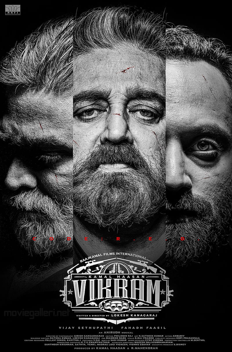 Kamal Vikram Movie First Look Poster . Vijay Sethupathi, HD phone wallpaper