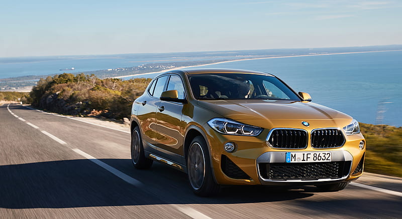 2018 BMW X2 xDrive20d M Sport X (Color: Galvanic Gold) - Front , car, HD wallpaper