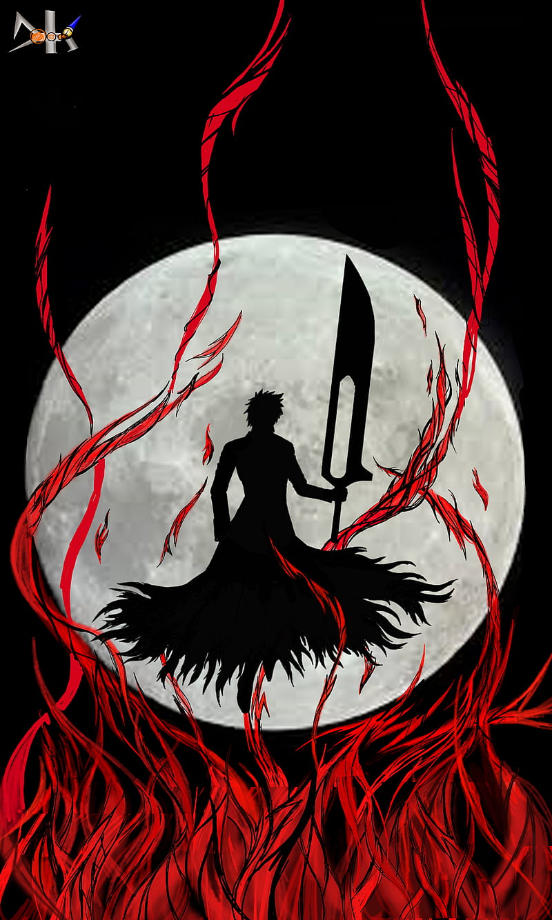 Mobile wallpaper: Bankai, Bleach, Ichigo Kurosaki, Warrior, Sword, Anime,  158700 download the picture for free.