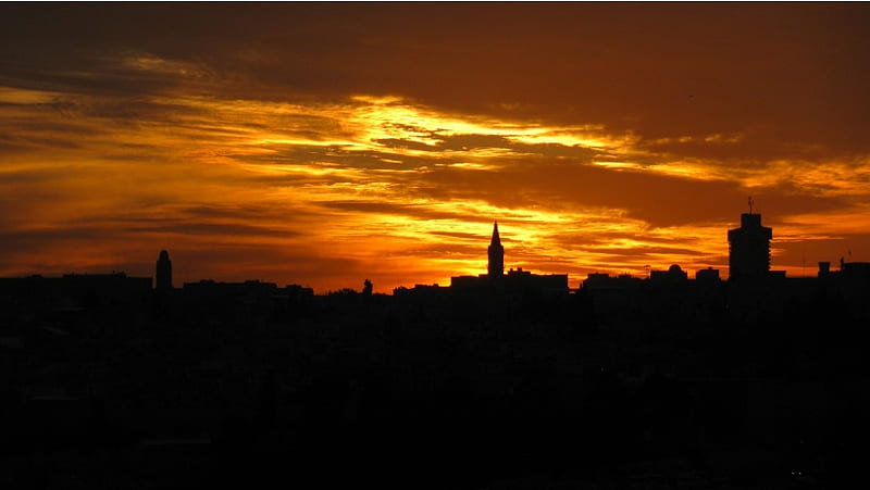 Jerusalem City Sunset, HD wallpaper | Peakpx