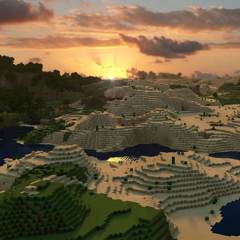 Minecraft World Background Hd