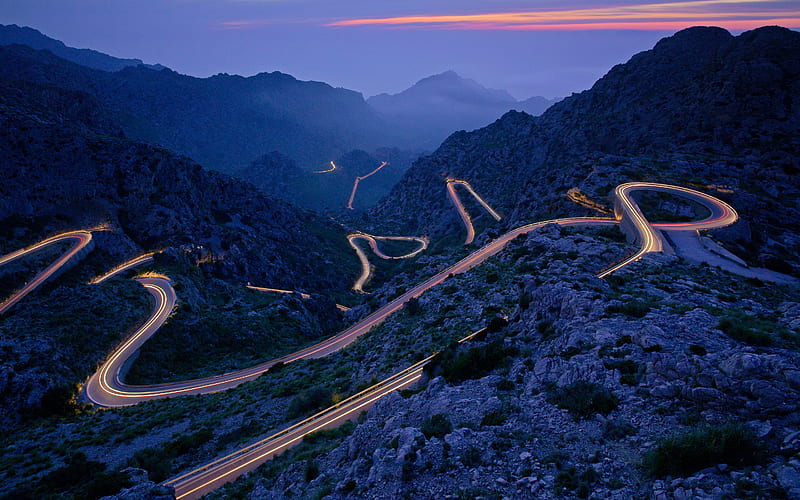 Road Sa Calobra Majorca Spain 2022 Bing, HD wallpaper