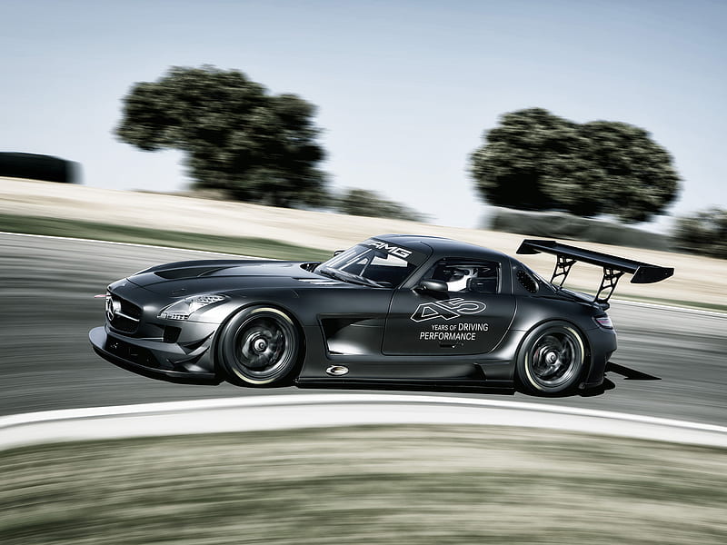 2013 Mercedes-Benz SLS AMG GT3 45th Anniversary, Coupe, V8, car, HD wallpaper