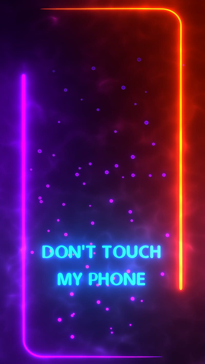 HD dont touch phone frame wallpapers | Peakpx
