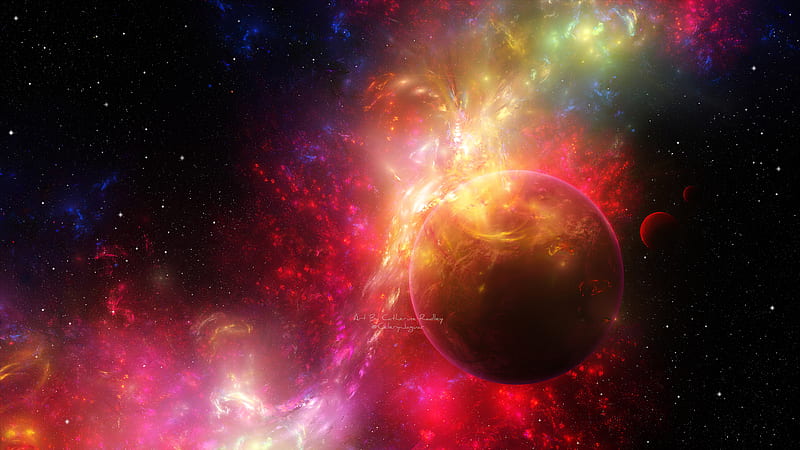 Nebula Anger , nebula, space, digital-universe, HD wallpaper