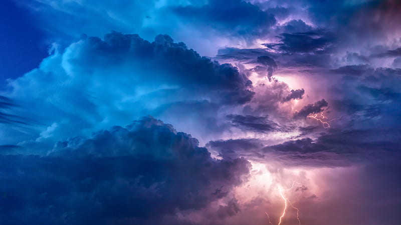 Thunderstorm Lightning , thunderstorm, sky, lightning, nature, HD wallpaper