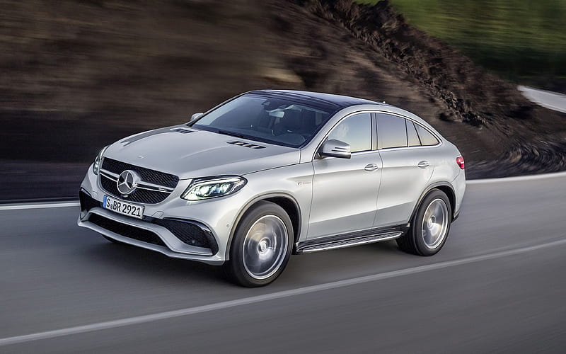 Mercedes-AMG GLE63 S Coupe, 2018, 4MATIC silver sport crossover ...