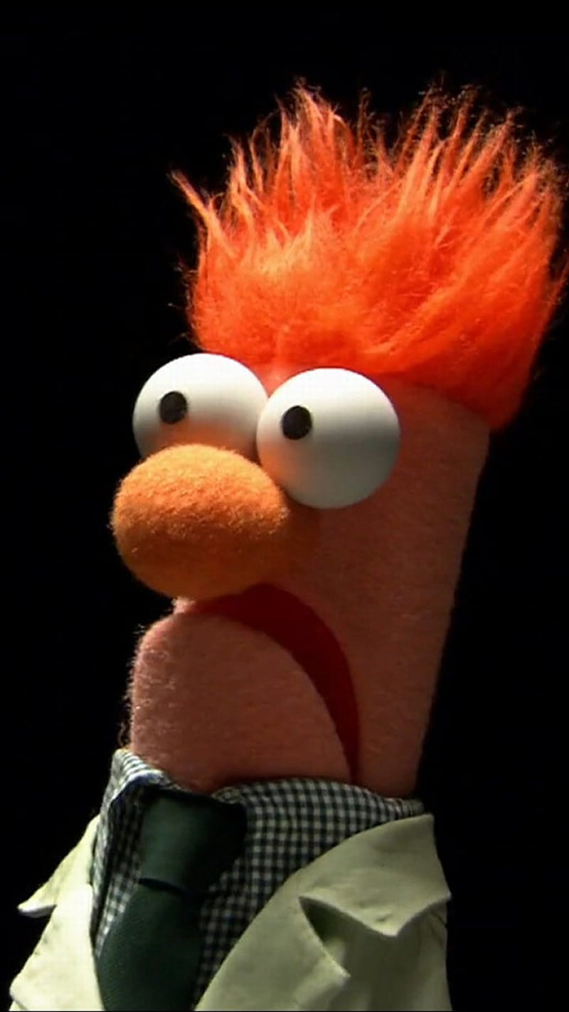 Cartoon Beaker Muppet