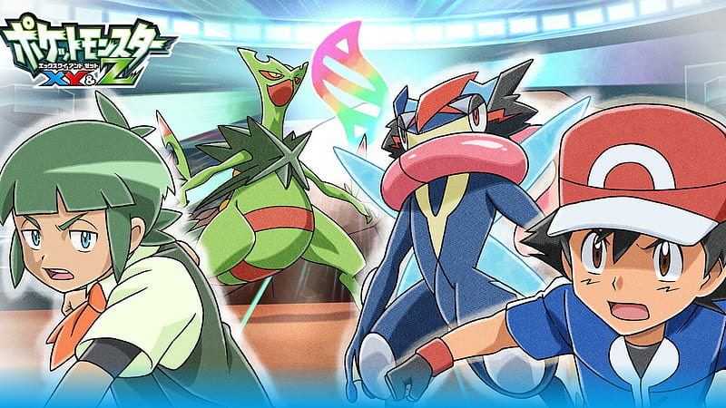 Resultado de imagem para greninja ash shiny wallpaper