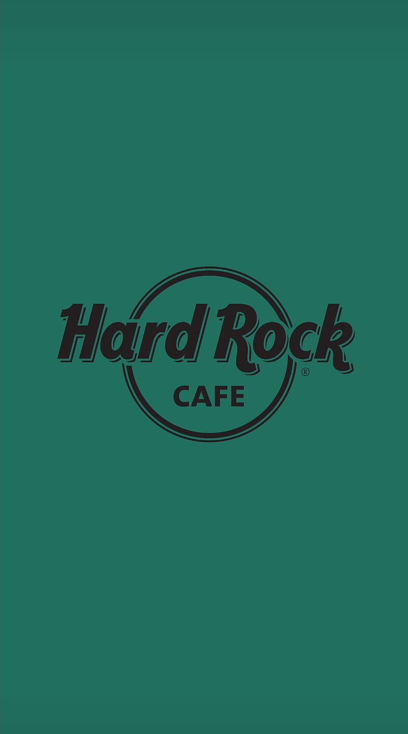 Hard Rock cafe, green, logo, HD phone wallpaper
