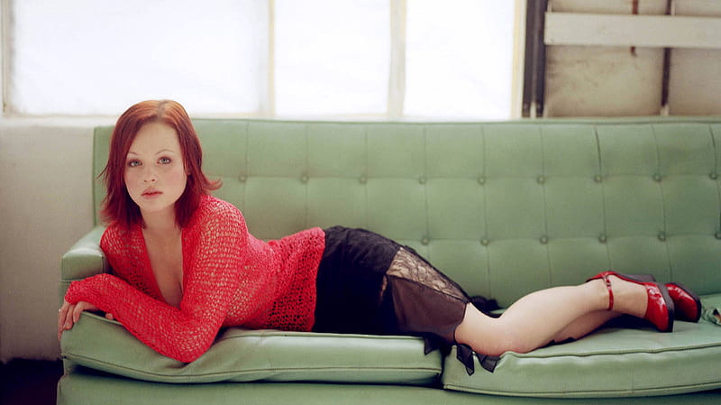 Thora Birch, red, hair, model, actress, people, bonito, sexy, HD wallpaper