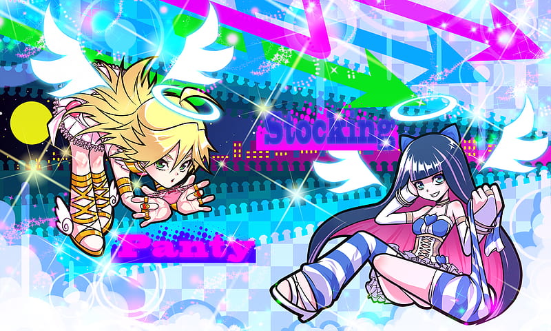 1920x1080px 1080p Free Download Panty And Stocking Stocking Panty Garterbelt With Hd