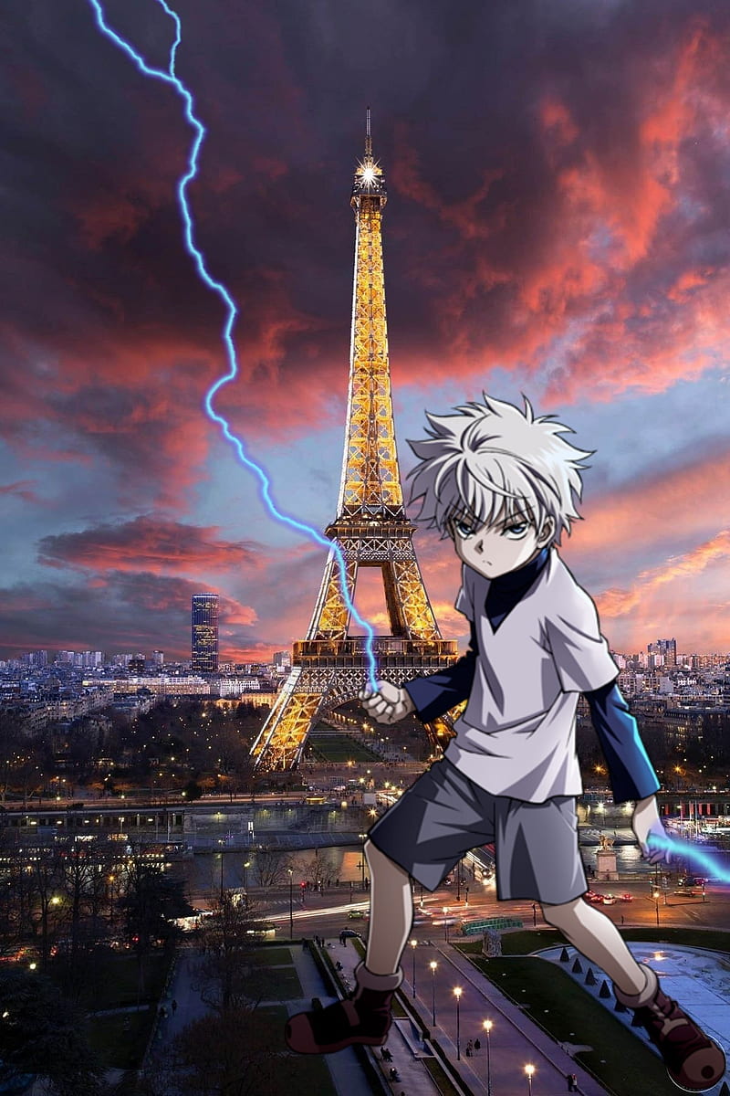 Premium Photo | Wallpaper 3d classic colorful anime landscape Paris France