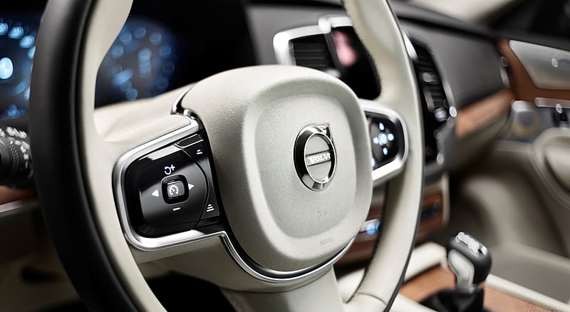 2015 Volvo XC90 - Interior Steering Wheel , car, HD wallpaper