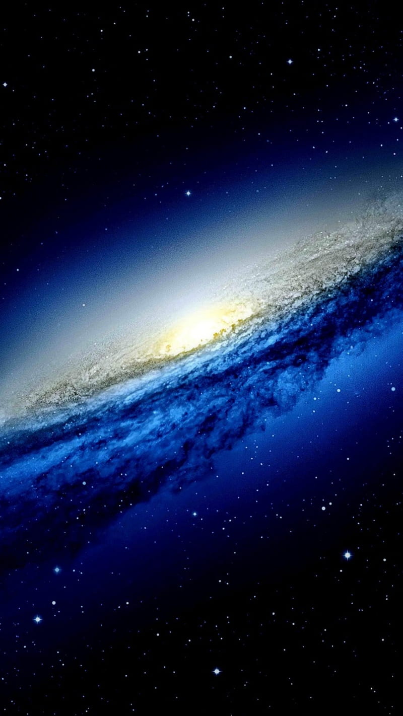 Nebula Vortex, blue, space, HD phone wallpaper