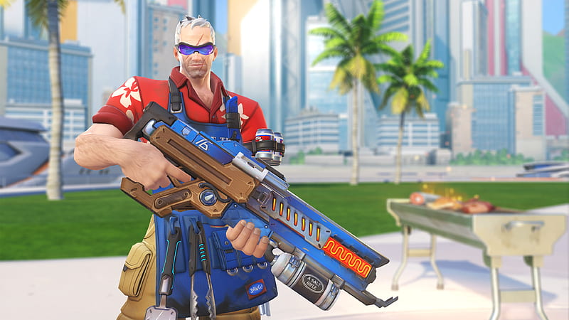 Soldier 76 Overwatch Summer Games 2017 , overwatch, games, xbox-games, ps-games, pc-games, 2017-games, HD wallpaper