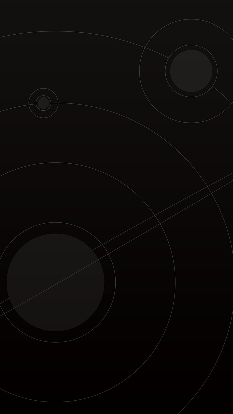 Orbit, 929, abstract, android, black, dark, gris, minimal, minimalist, simple, HD phone wallpaper