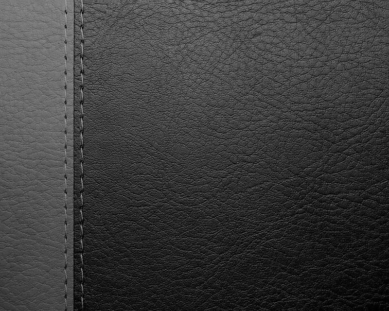 Black Leather, abstract, backgound, black grey leather, HD wallpaper