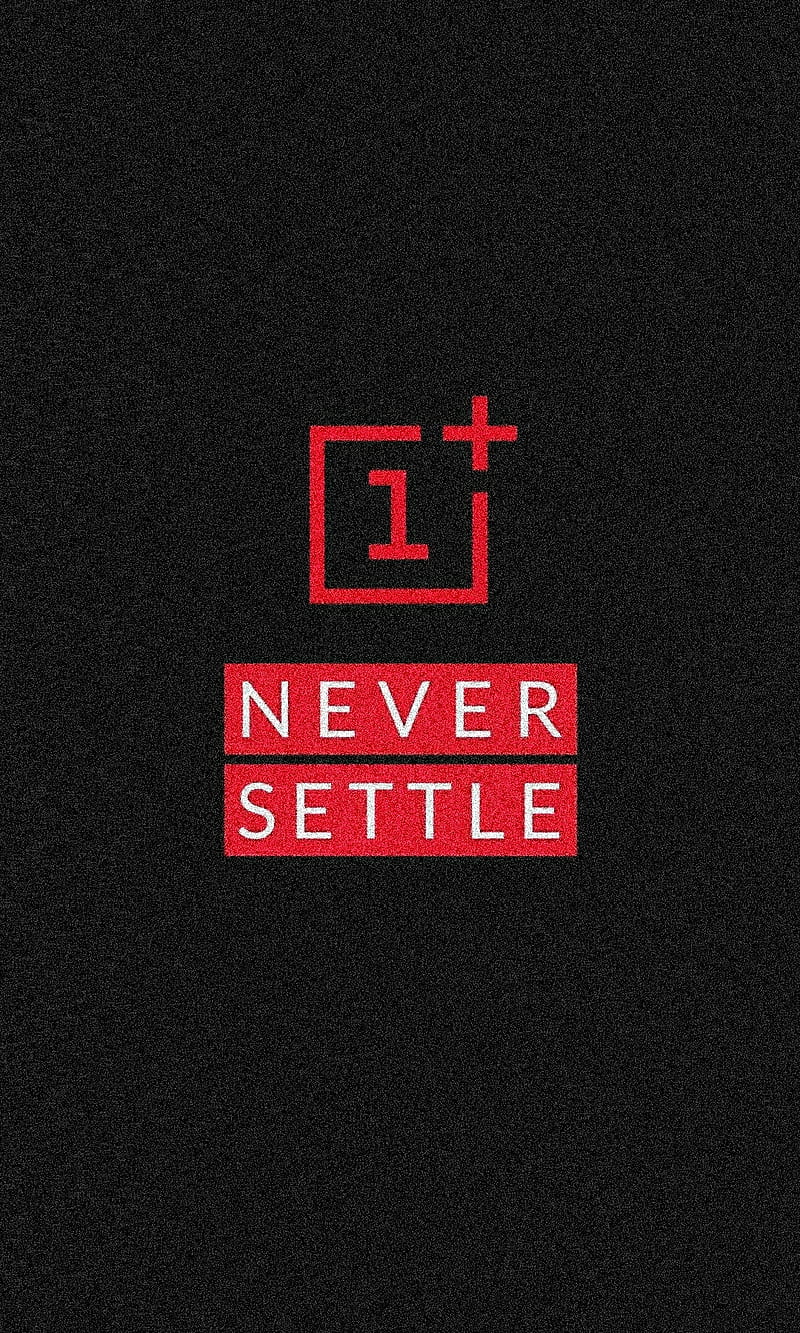 Never settle, gray, gris, oneplus, red, texture, HD phone wallpaper
