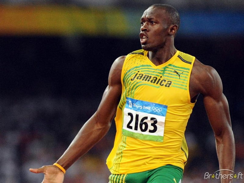 Usain Bolt fast, faster, Fastest:-) :-) :-) :-) :-), track, sprint, run, ran, HD wallpaper