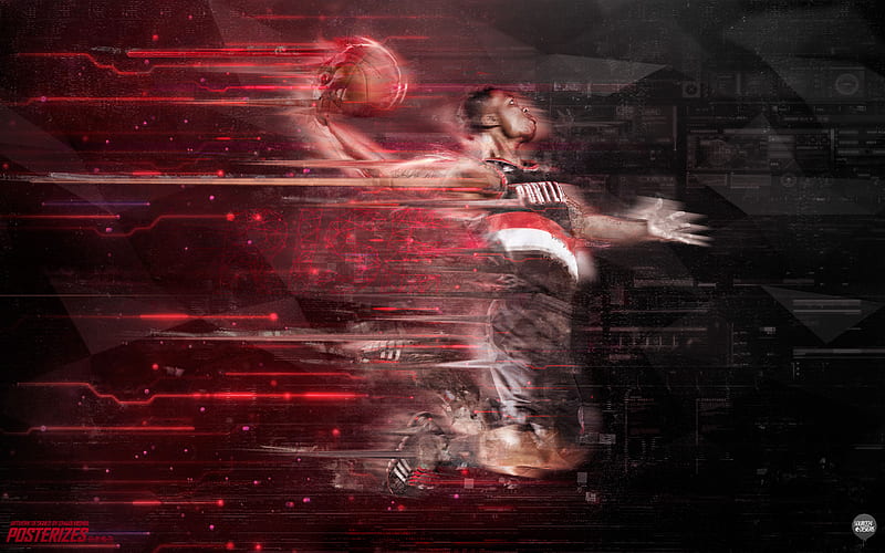 Basketball, Damian Lillard, HD wallpaper