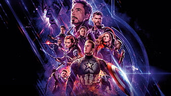 avengers: endgame, captain america, iron man, thor, Movies, HD wallpaper