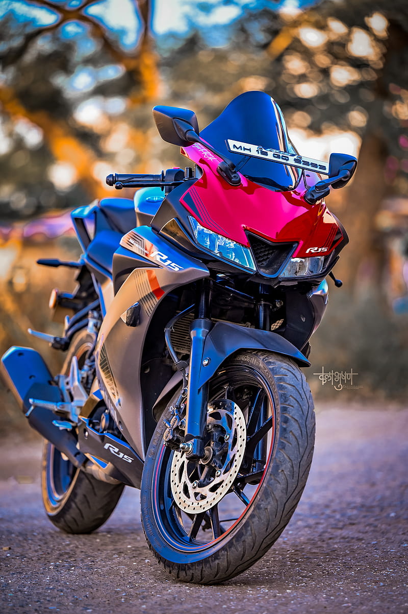 R15 V3, bike, motor, motorcycle, stunt, triumph, HD phone wallpaper | Peakpx