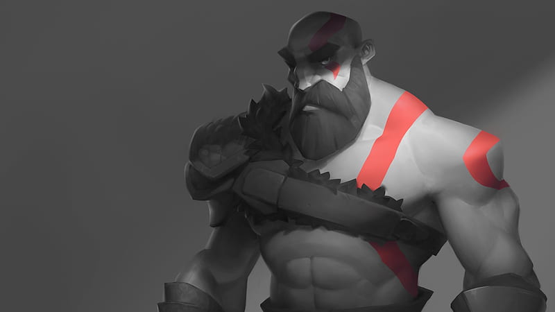 Kratos Artwork, kratos, god-of-war-4, god-of-war, games, artwork, artist, digital-art, artstation, HD wallpaper